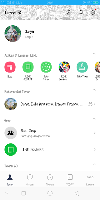 Cara Mengganti Tema Line Tanpa Koin