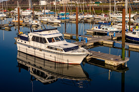 Photo of Ravensdale at Maryport Marina taken during one of my daily exercise sessions this week
