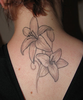 flower lily tattoos. Lily Flower Tattoos