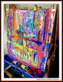 56 Easels: What do you WONDER? Creativity explored at RainbowsWithinReach