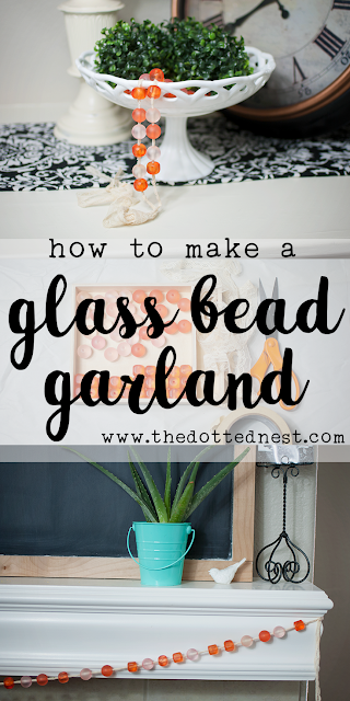 DIY Glass Bead Garland