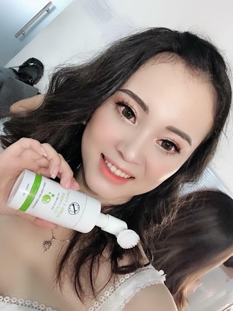 260k - Sữa rửa mặt Bubble Foam Cleanser 3 trong 1 - Hoài Thương Organic