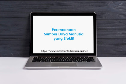 Makalah Ekonomi Sumber Daya Manusia Perencanaan Sumber Daya Manusia yang Efektif