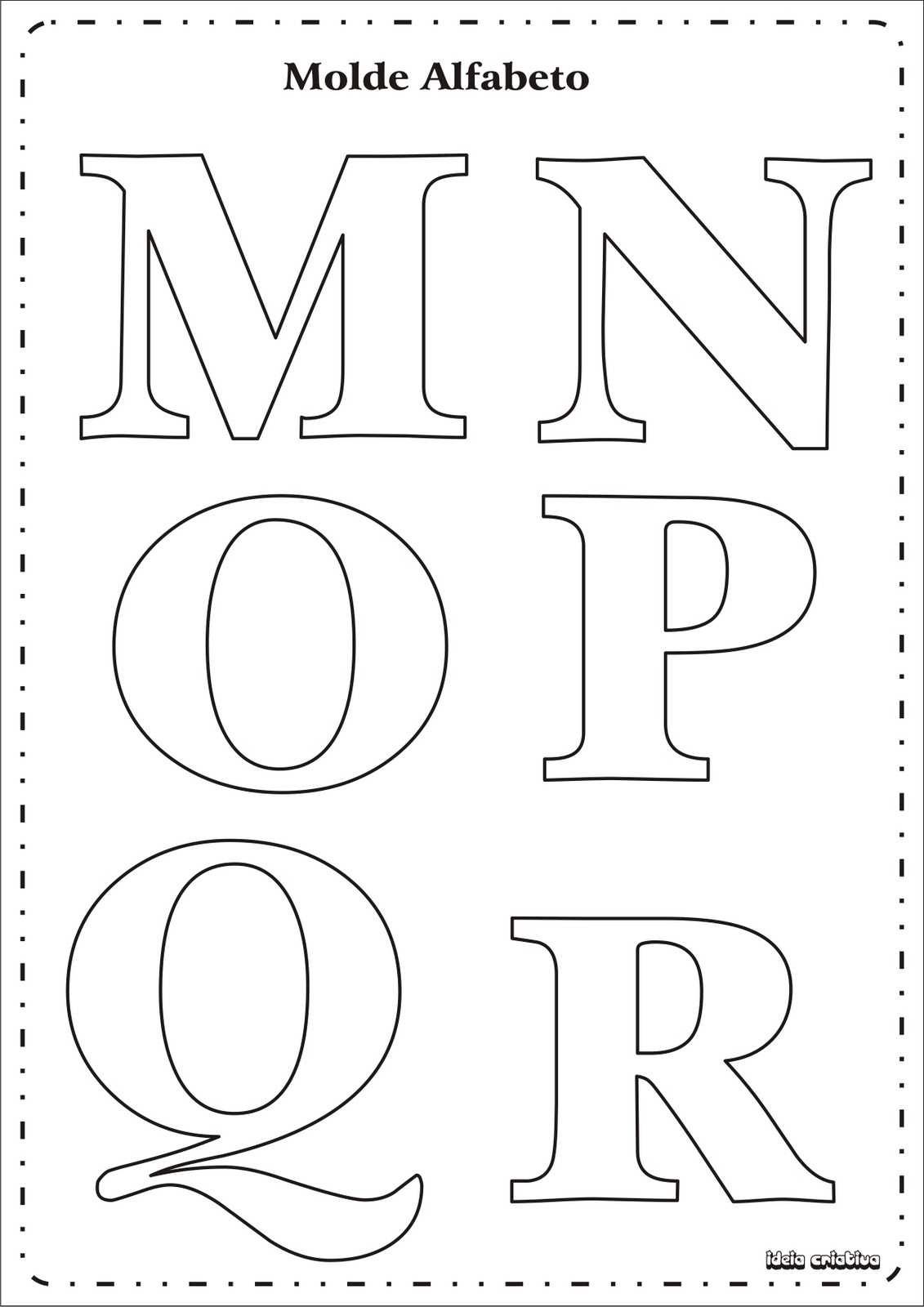 JORNAL R 7ª: Moldes de letras para E.V.A: