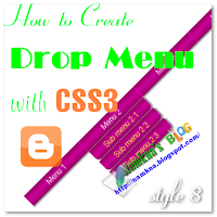 Drop menu with CSS 3 
