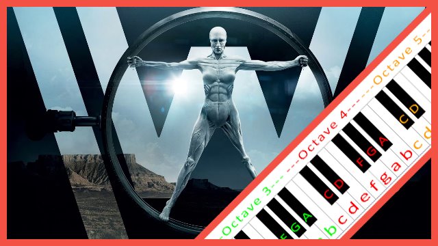 Runaway by Kanye West (Westworld Season 2 Ad) ~ Piano Letter Notes