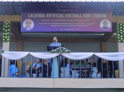 Chief Minister Pu Zoramthanga on Tuesday inaugurated two projects under Pradhan Mantri Jan Vikas Karyakram (PMJVK) and a football academy in western Mizoram’s Mamit, the lone aspiration district in the state.
