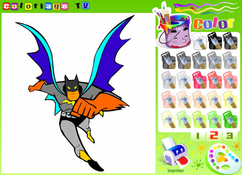 ระบายสี BATMAN