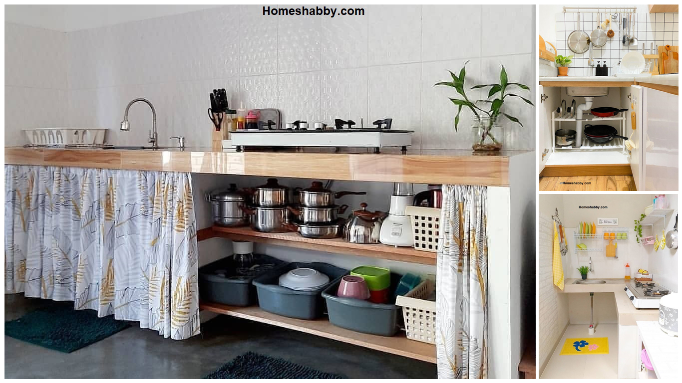 6 Ide Kolong Dapur Rumah Sederhana Agar Bermanfaat Dan Tampil Cantik Homeshabbycom Design Home Plans