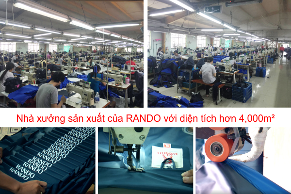Nhà máy sản xuất áo mưa bộ RANDO