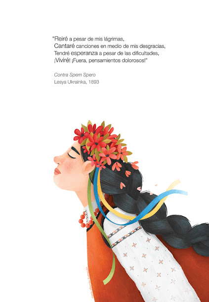 Maria Albarran Ilustracion - Lesya Ukrainka  poema