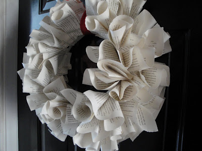 Paper Wreath Completed!