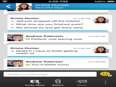 Gambar Blackberry Messengger di Android