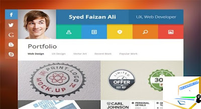 vCard Responsive Blogger Template | Download Free vCard Responsive Blogger Template