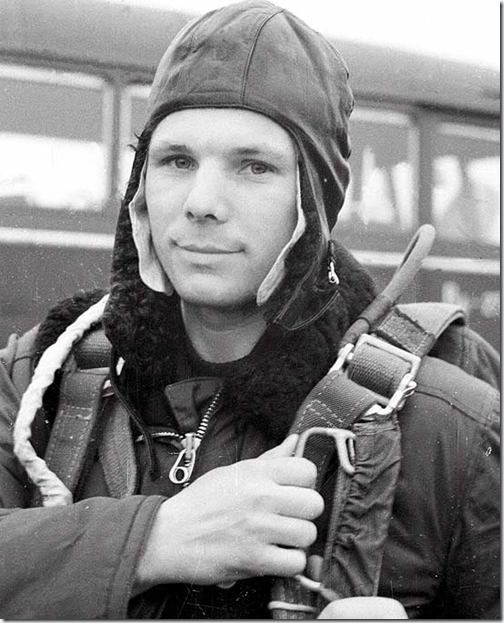 Gagarin em treinamento (Foto: Tass - 12/04/1961) 