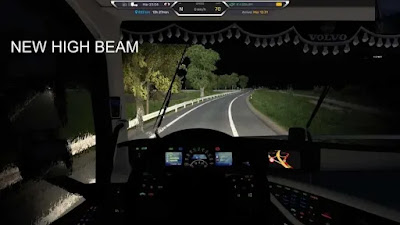 Peningkatan Cahaya Lampu v1.0 ETS2 1.51