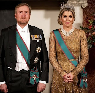 Queen Maxima wears Wurttemberg Pearl Tiara