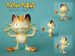 Meowth Papercraft