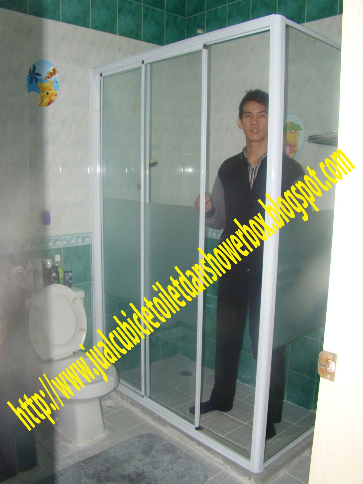 Jual Cubicle Toilet dan Shower Box: Shower Screen