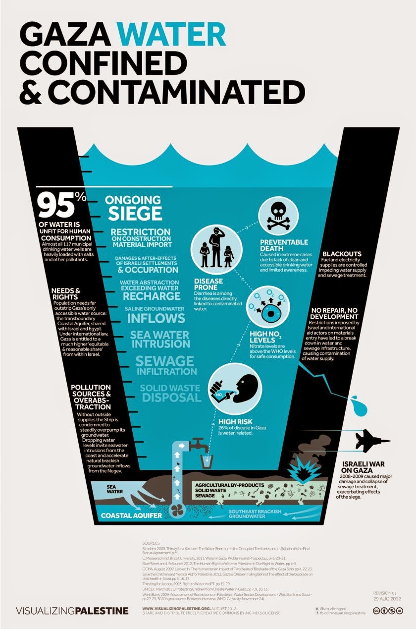 9 Graphics to Help You Understand What Life Is Really Like in Gaza - Food insecurity and water shortages are a fact of life in Gaza.