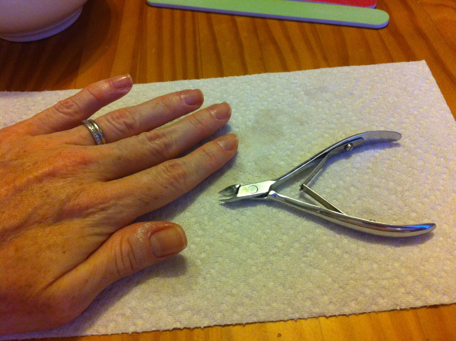 at home manicure, OPI, CND, nail polish, Seche Vite, nail files, cuticle cutters, nail polish tips & tricks