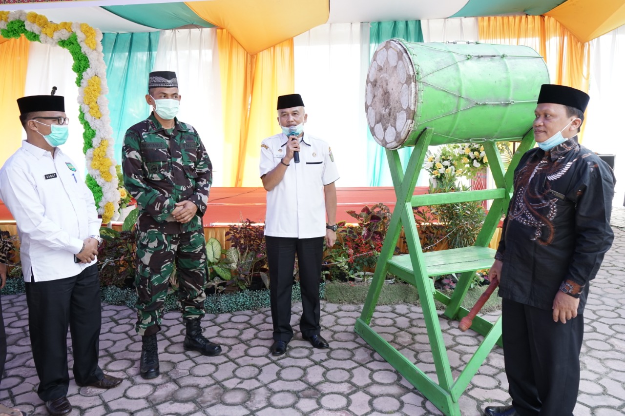 Camat Kota Kisaran Timur membuka MTQ dan Festival Nasyid ke-52 Tahun 2021 Tingkat Kecamatan Kota Kistim