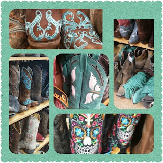 allens boots collage