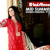 Gul Ahmed Midsummer Cambric 2014 - Printed And Embroidered Chiffon Collection