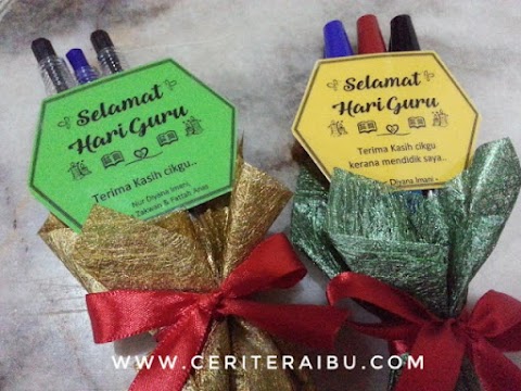 hadiah untuk hari guru buatan sendiri