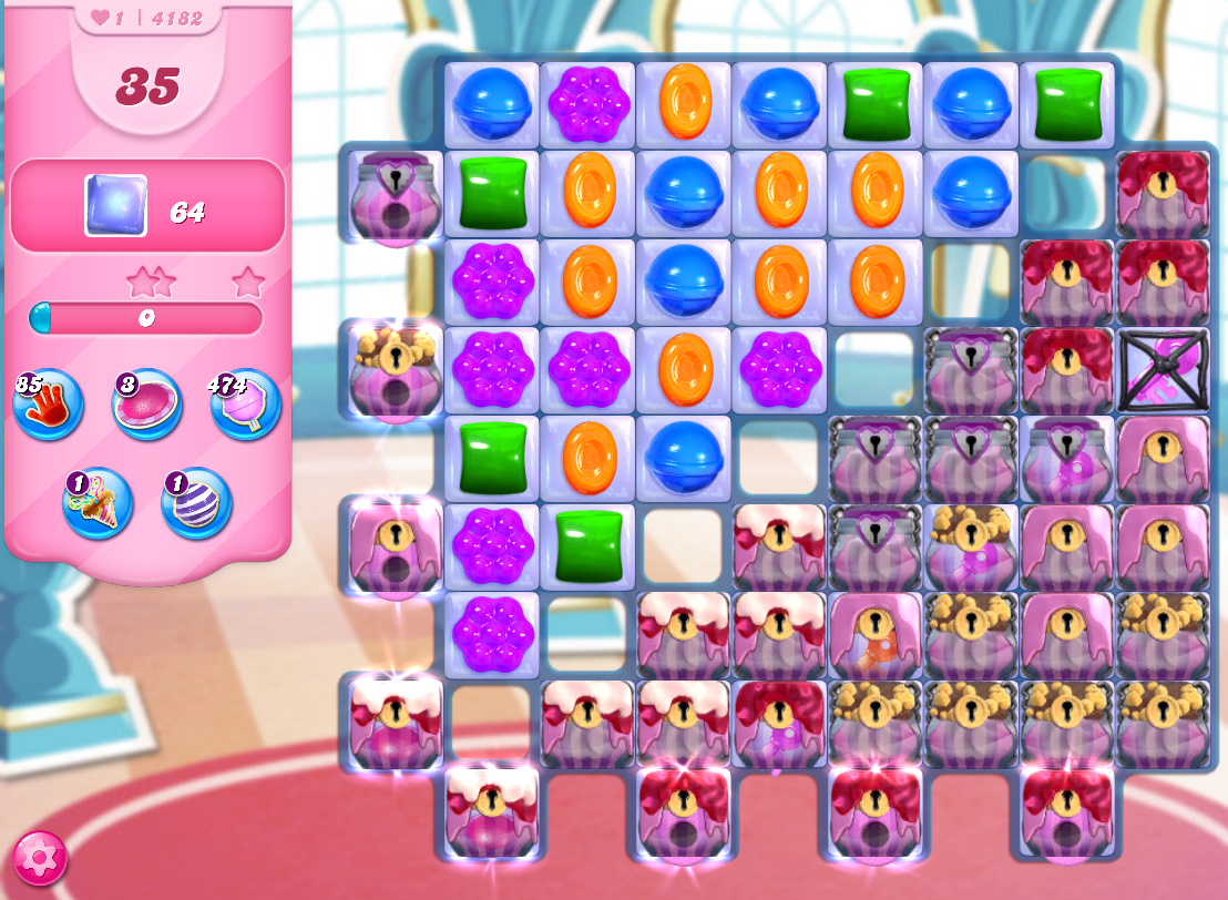 Candy Crush Saga level 4182