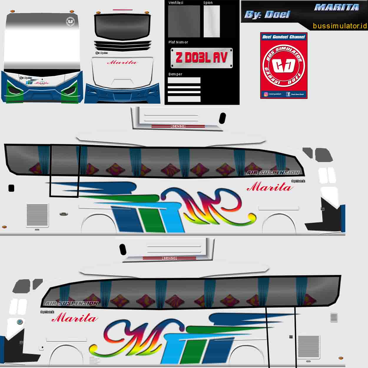 livery bus marita hd