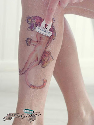 Creative Shaving tattoos