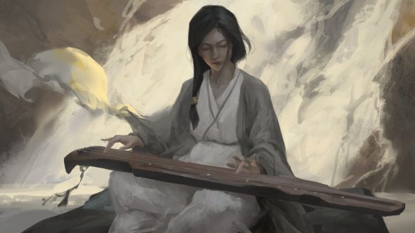 Zhang Shu artstation arte ilustrações mulheres fantasia