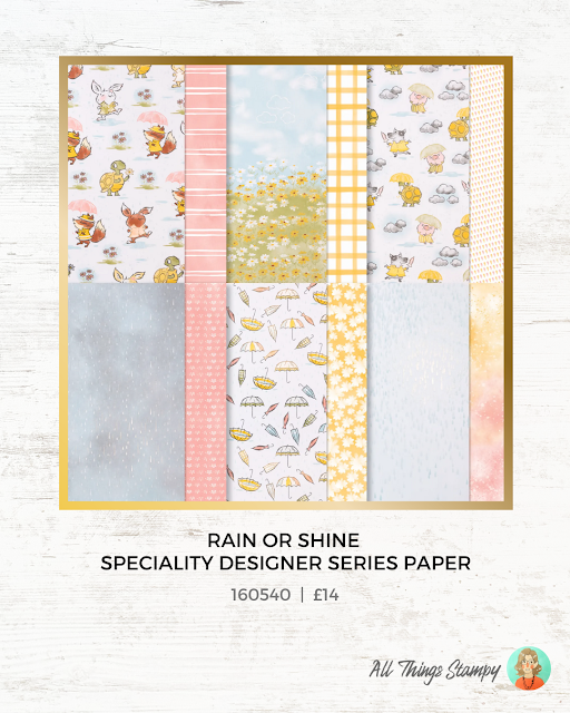 Rain or Shine Stampin Up Designer Series Paper