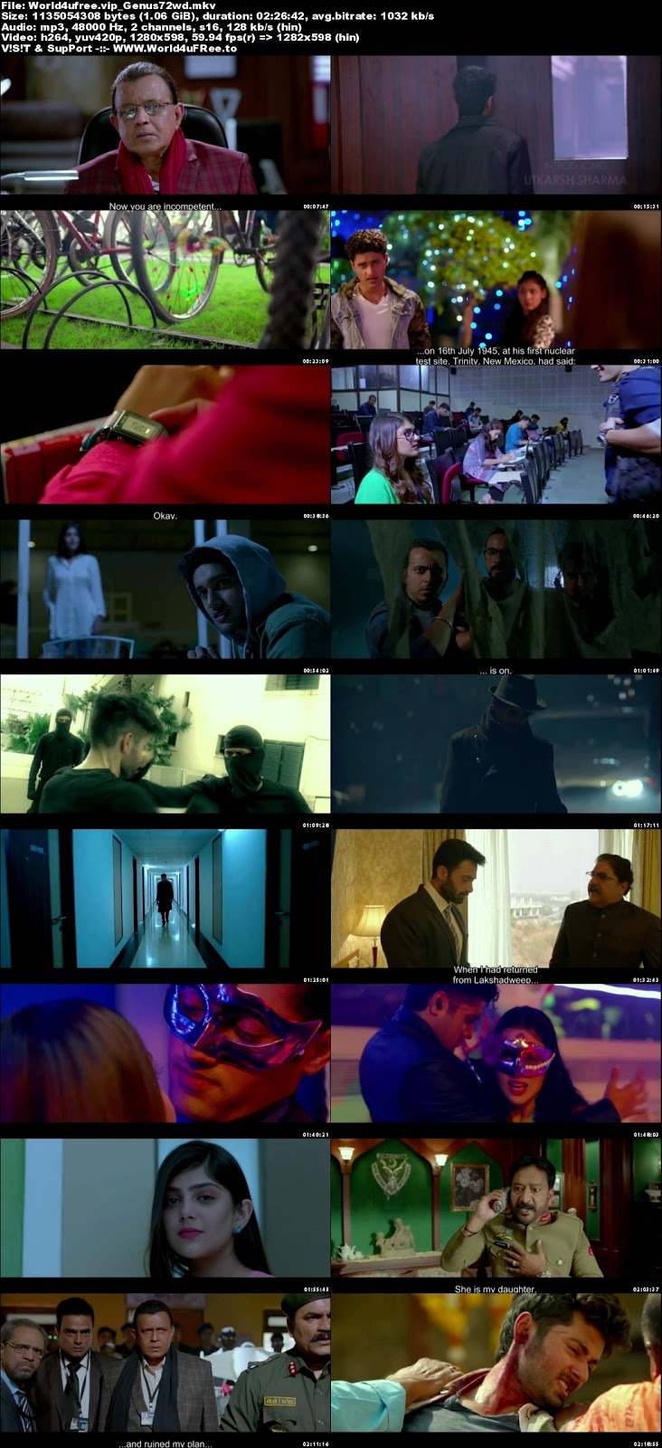 Genius 2018 Hindi 720p HDRip 1Gb x264