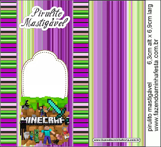 Minecraft Party Free Printable Cupcake Wrappers and Toppers.