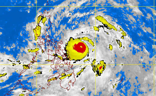 PAGASA-DOST MTSAT-EIR Satellite Image for 6 p.m., 25 May 2011, Chedeng to make Landfall in Isabela-Aurora area, picture, image, photo, wallpaper, Super Typhoon Chedeng