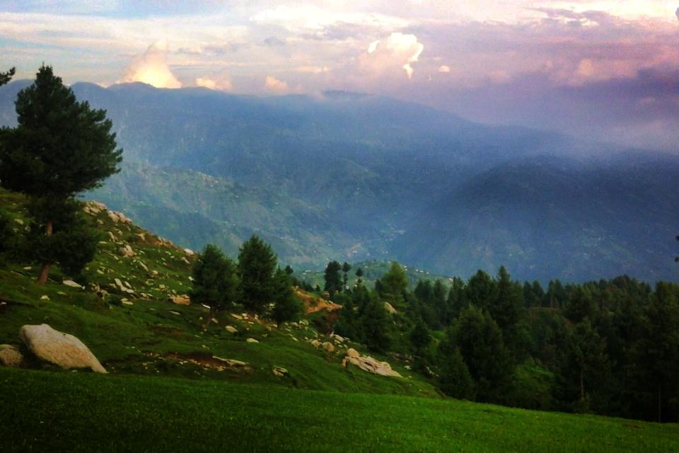 Hidden valley in Khyber Pakhtunkhwa. Chail valley. Cheel valley. Allai valley
