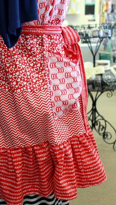 Sweetheart Apron pattern 