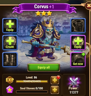 King Corvus Hero Wars