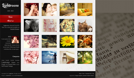 Blogger Template LightRoom Free Download