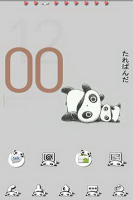 Panda Android Theme GO Launcher EX