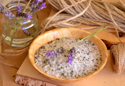 Sales perfumadas de lavanda para detalles de boda