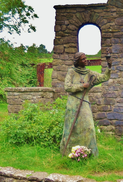 Statue Of Saint Brigid at Holy Well, Kildare, Ireland