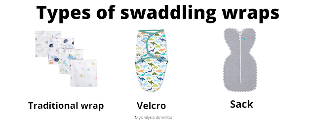 Types of swaddling wraps