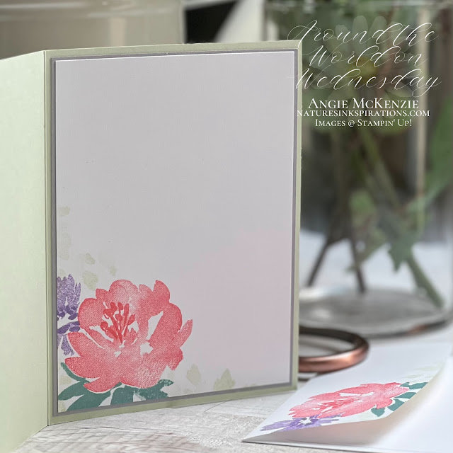 Textured Florals CAS(e) - inside | Nature's INKspirations by Angie McKenzie