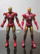 Hasbro Iron Man 2 Mark 6 and Bootleg Iron Man Mark 3 (img )