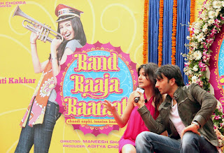 Anushka Sharma at Band Baaja Baraat Movie Press Meet