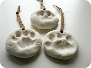 . hole at the top if you'd like to turn your paw print into an ornament.