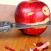 Funny Apple Eating Knife HD Wallpaper